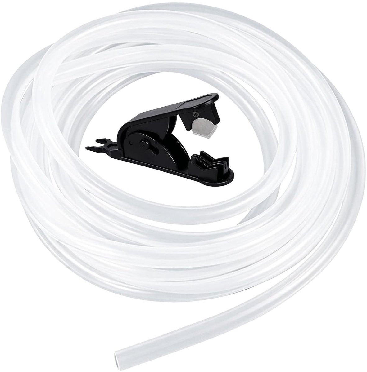 PTFE-slang voor 3D-printer, 10 meter, 4 mm x 2,5 mm, wit, OD PTFE-buis met cutter, PTFE-slang 3D-printer voor 1,75 mm - ShopVlot