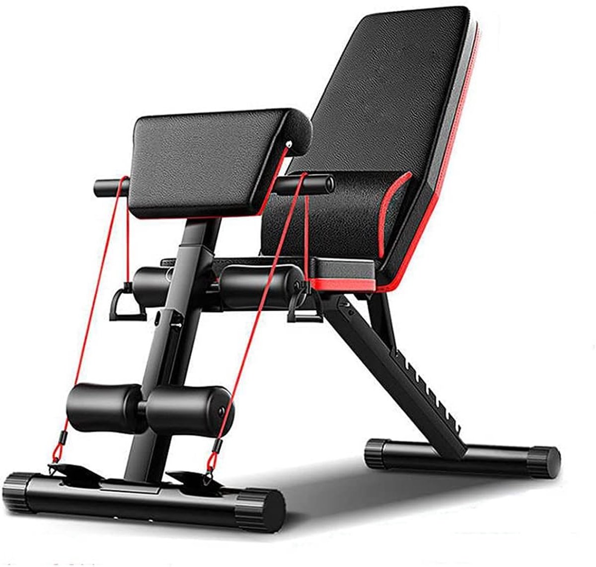 AWANG Utility Weight Banks Adjustable Weight Bench, Foldable Strength Training Bench Lifting Sit Up Ab Bench, Home Gym - ShopVlot