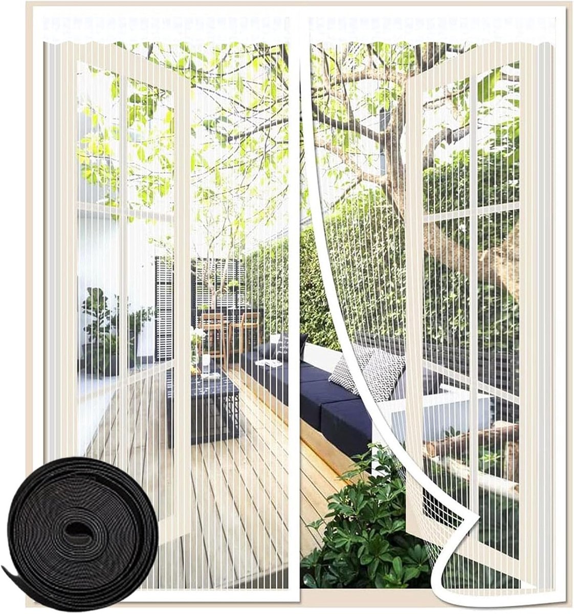 Magnetic Mosquito Net for Windows, Mosquito Net for Opening, Magnetic Fly Screen, Adjustable, Durable, Breathable - ShopVlot