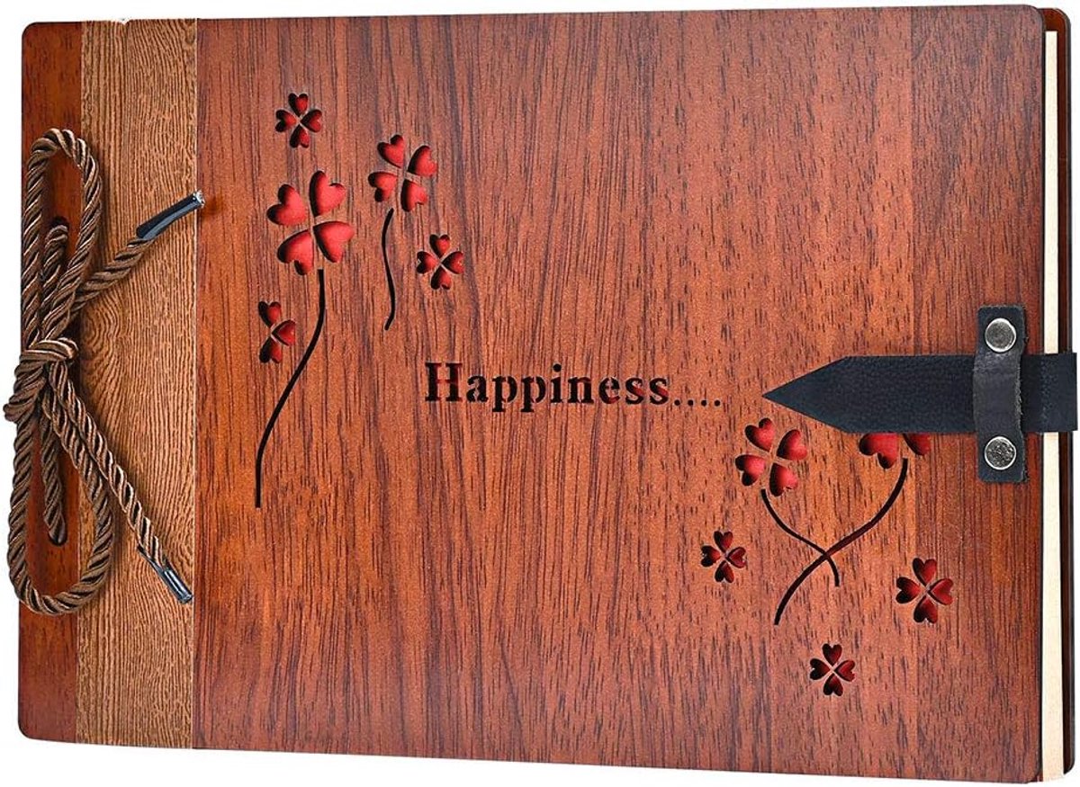 ZEEYUAN Scrapbooking Album DIY Photo Album Scrapbooking 80 Pages with 120 Wedding Photos Guest Book for Birthday - ShopVlot