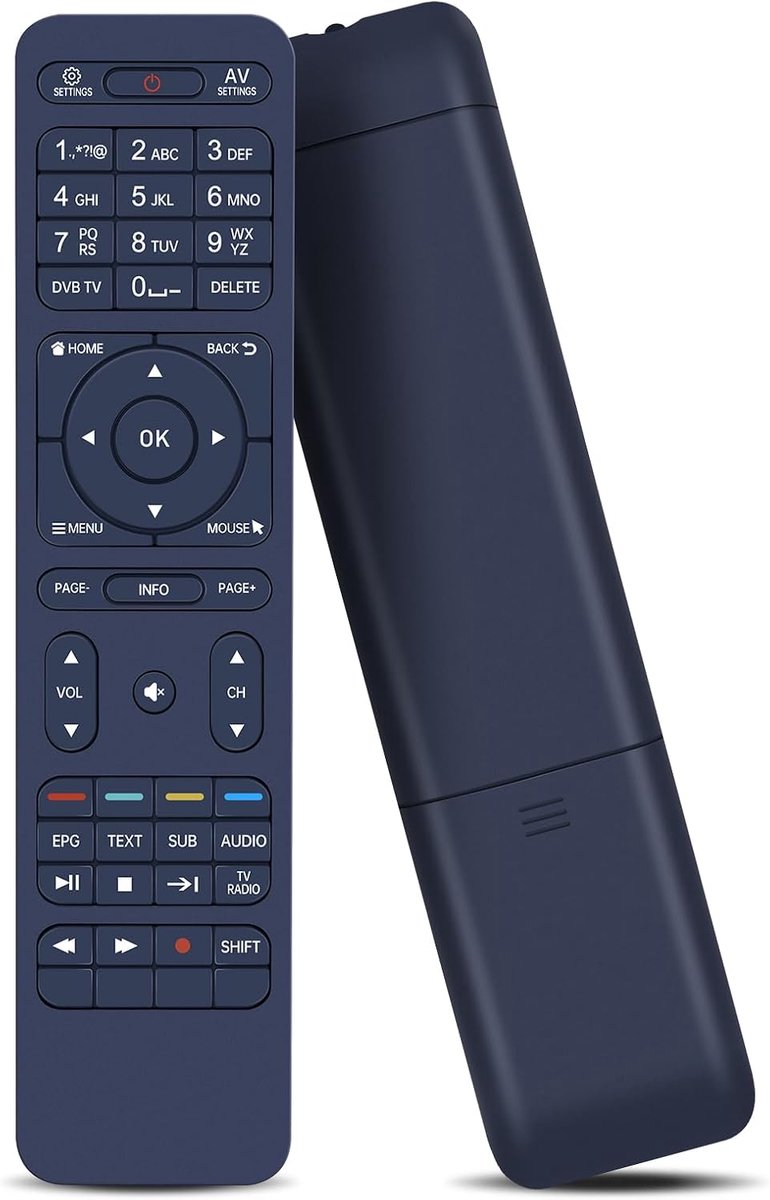 Vervangende afstandsbediening compatibel met Tele System voor Digital Terrestrial Decoder TS UP T2 HD - ShopVlot