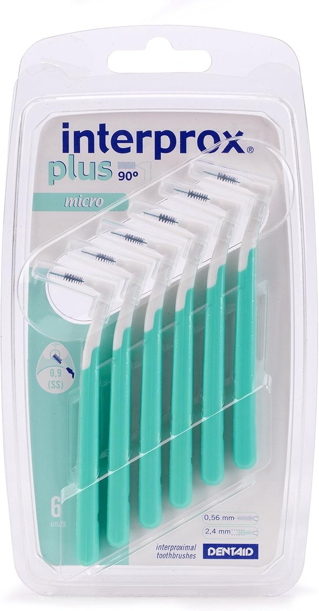 Interprox 0.55mm Green Micro Plus Interproximal Brush - by Interprox - ShopVlot
