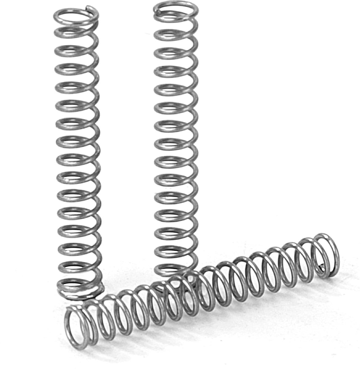 Compression springs 25 mm stainless steel spring 304 thread diameter 0.5 mm outer diameter 4 mm resilience 1 kg 20 - ShopVlot