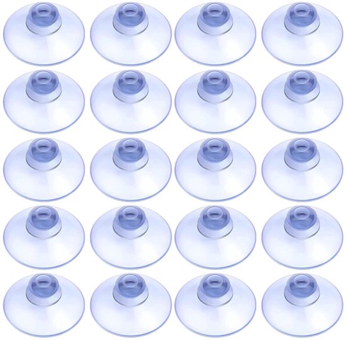 Transparante zuignappen (40mm) voor ramen in set van 20