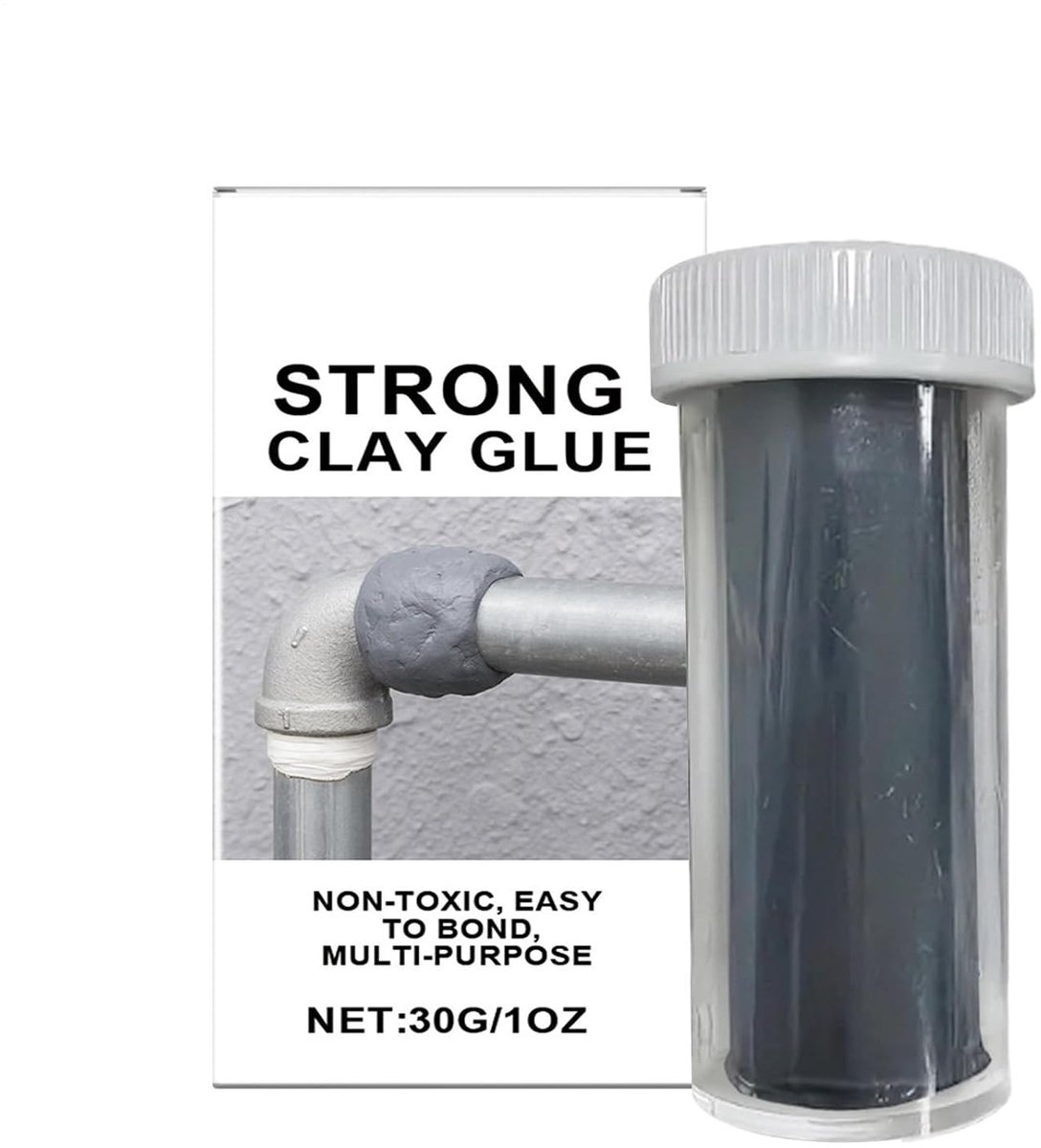 Reparatielijm - Kneedbare klei - Keramiek herstellen - Waterdicht en hittebestendig - 30 g - Wit