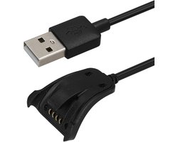 kwmobile USB-oplaadkabel geschikt voor TomTom Adventurer/Runner 3/Spark 3/Golfer 2 kabel - Laadkabel voor smartwatch - in zwart