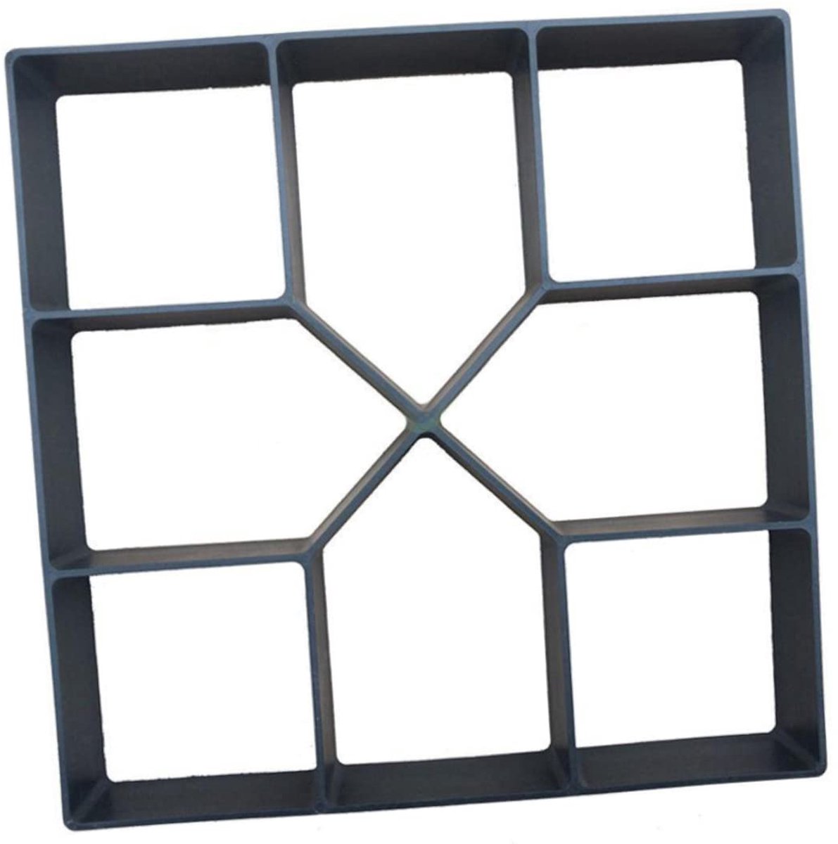 Beton Mallen - Bestratingsmal Tuinpad - Tuinpad Aanleggen - Herbruikbaar en Duurzaam - 40 x 40 cm - Zwart