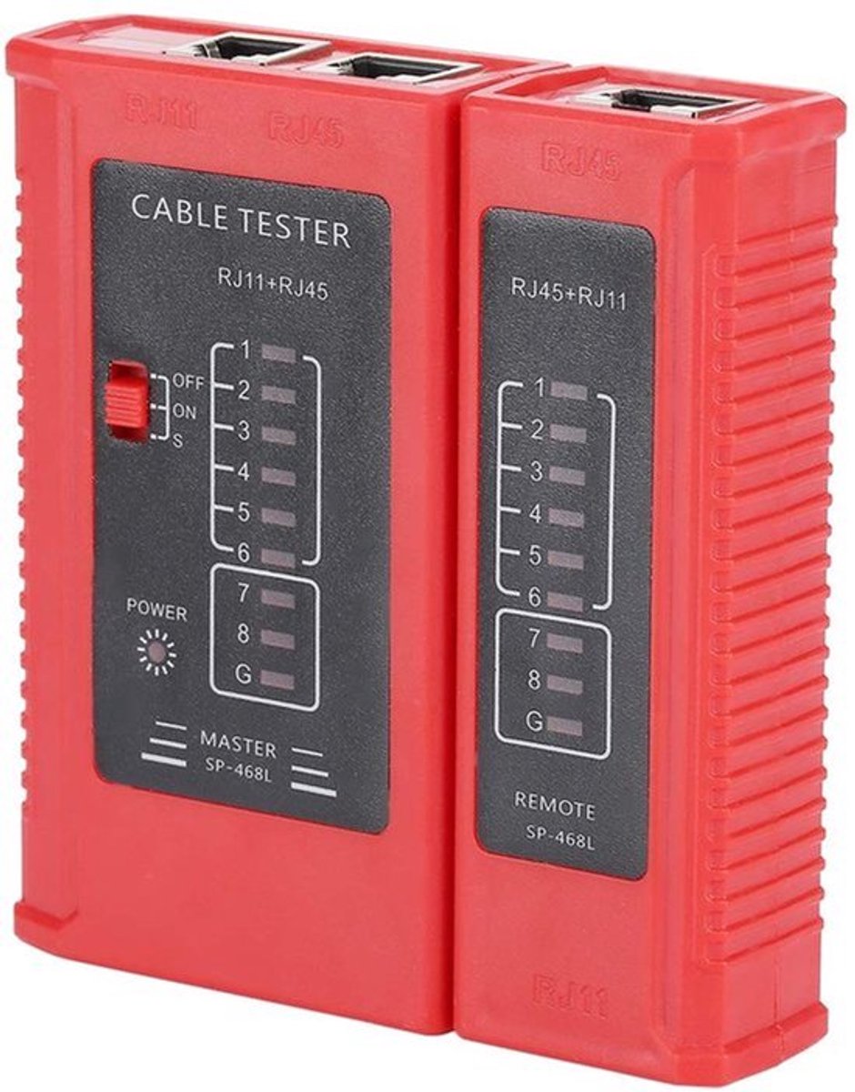 Netwerk kabel tester - continuiteittest jhuberproducts