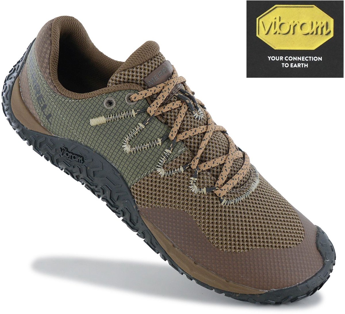 Merrell Trail Glove 7 Heren Barfußschuhe Wandelschoenen Barefoot J068597 Bruin