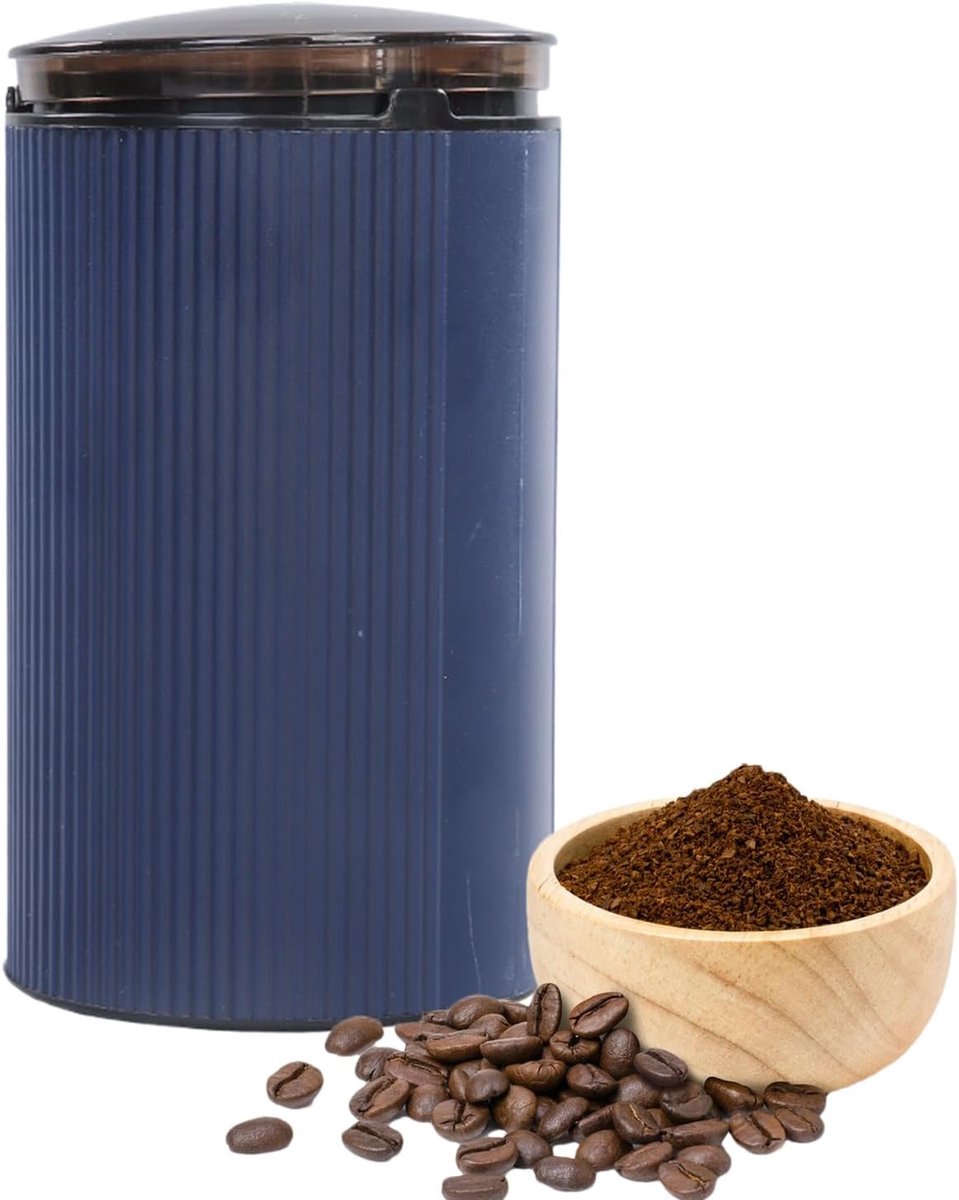 Elektrische Koffiemolen Bonenmaler Verse Koffie Stil Ontwerp 50 gram Blauw