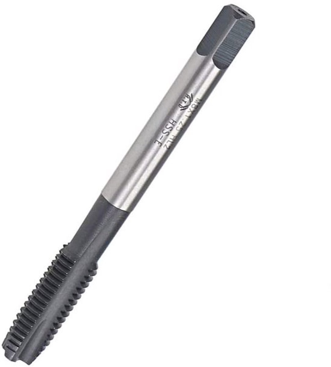 Dailygoods- Draadkraan Spiraalvormig - HSS 6542 - M8 x 1,25 mm - 2 stuks - Ticn