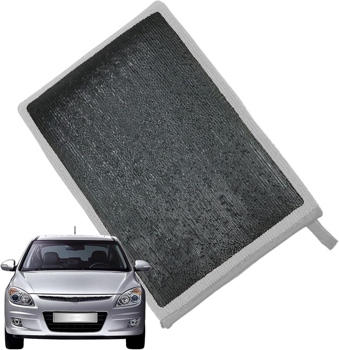 Clay Mitt - Detailing Tool - Auto Onderhoud - Krasbestendig Ontwerp - Herbruikbaar - Grijs