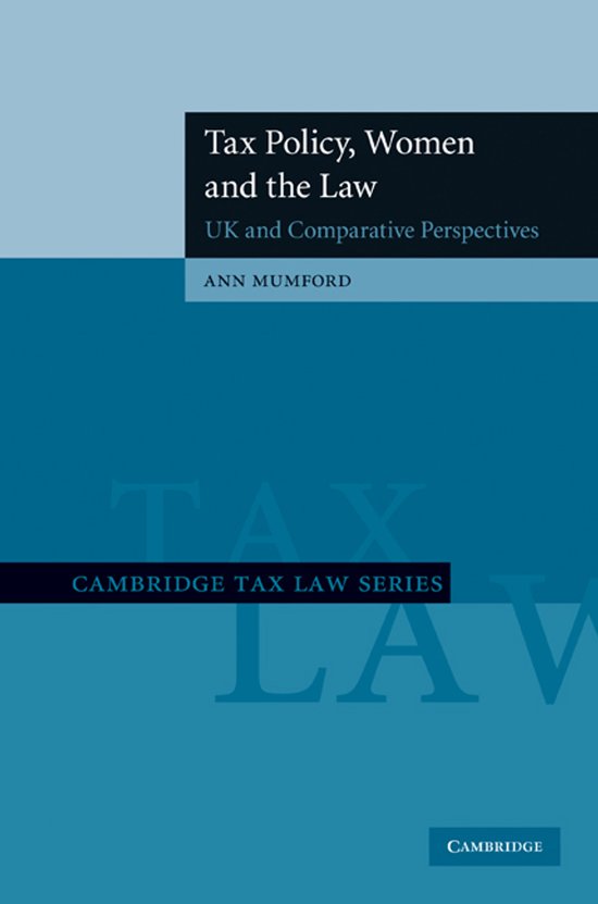 Tax Policy, Women and the Law - cover