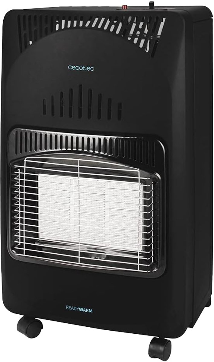 Mobiele Kachel - Gasverwarmer - Ruimte Verwarmen - Drievoudig Veiligheidssysteem - 42x14x73 cm - Veelkleurig