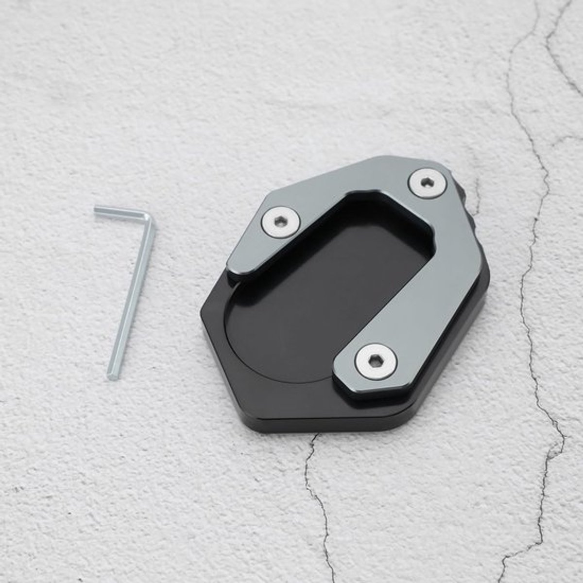 Titanium uitbreiding voor kickstand van motorfiets - Onf3 Pad