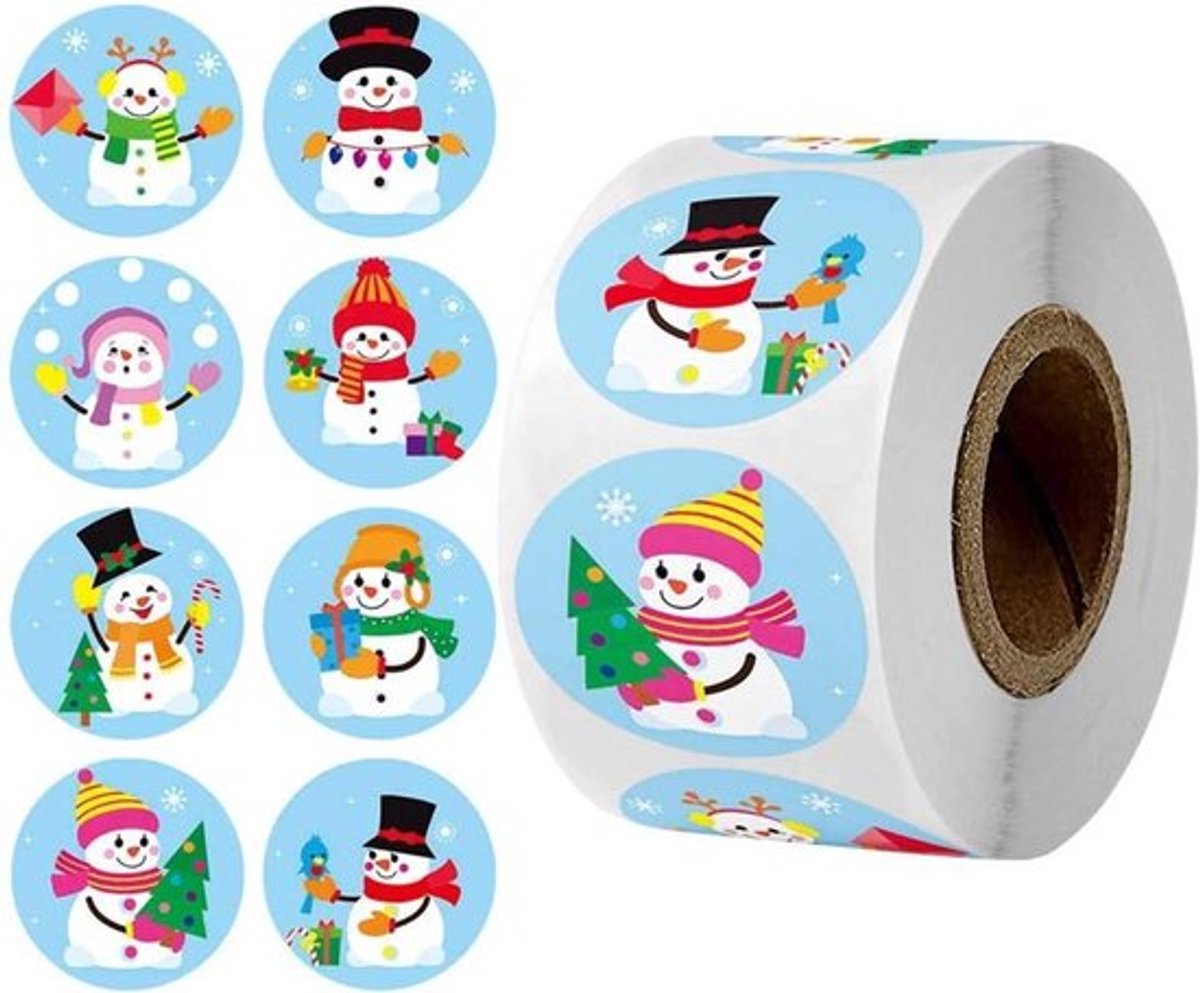 Inovra Plus - Stickers Assortiment - Decoratie Gift - 500 Berichten - Roll