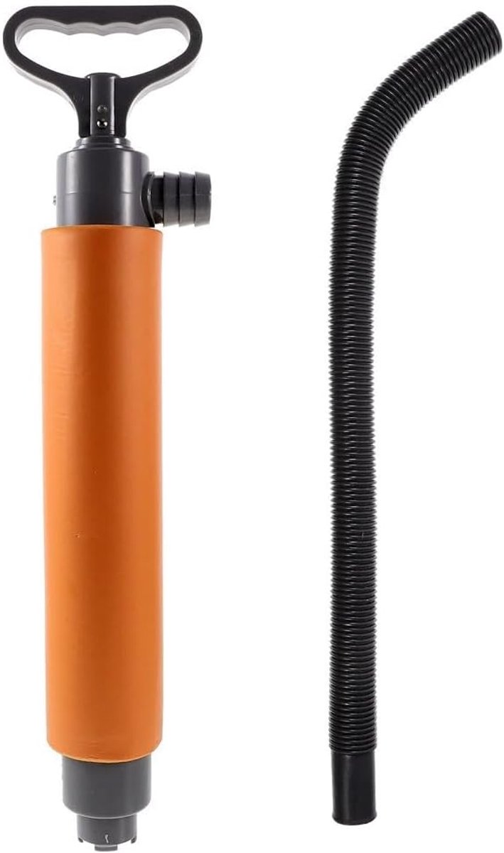 Handmatige Lenspomp - Waterpomp Boot - Water Afvoeren - Veelzijdig Ontwerp - 450 mm Lengte - Oranje