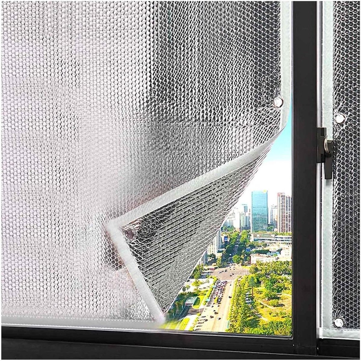 Privacy Raamfolie - Isolatie Folie - Warmte Regelen - Volledige Blackout - 40x120 cm - Zil