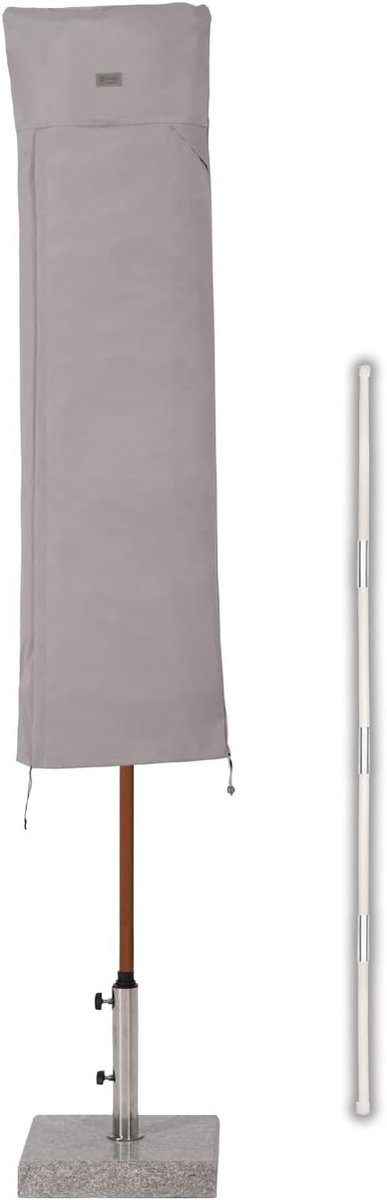 SnelShoppen - Parasol beschermhoes - Waterdichte & UV-bestendige parasol cover - 160 x 62 cm - Duurzaam polyester - Bescherming voor tuin, balkon, cam