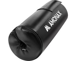 SnelShoppen - Amonax Hip Thrust Barbell Pad - Extra Dikke Schuim Kussen, Stevige Fitness Accessoires voor Hip Thrusts, Unisex, Zwart, Ideaal voor Krac