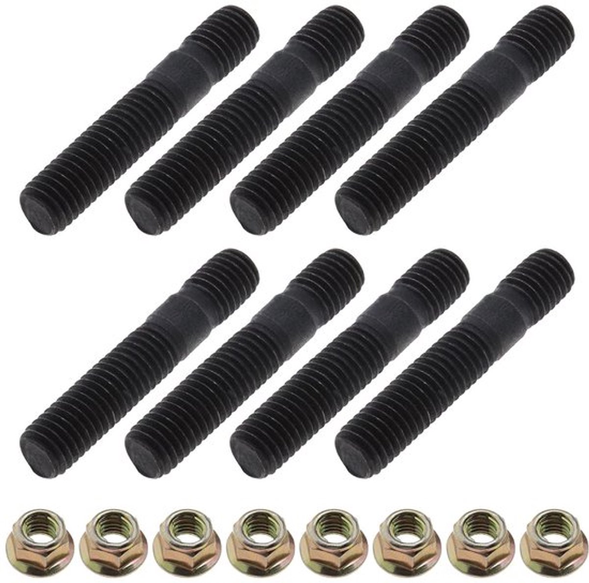 8 sets uitlaatspruitstuk boutenset M8x45mm