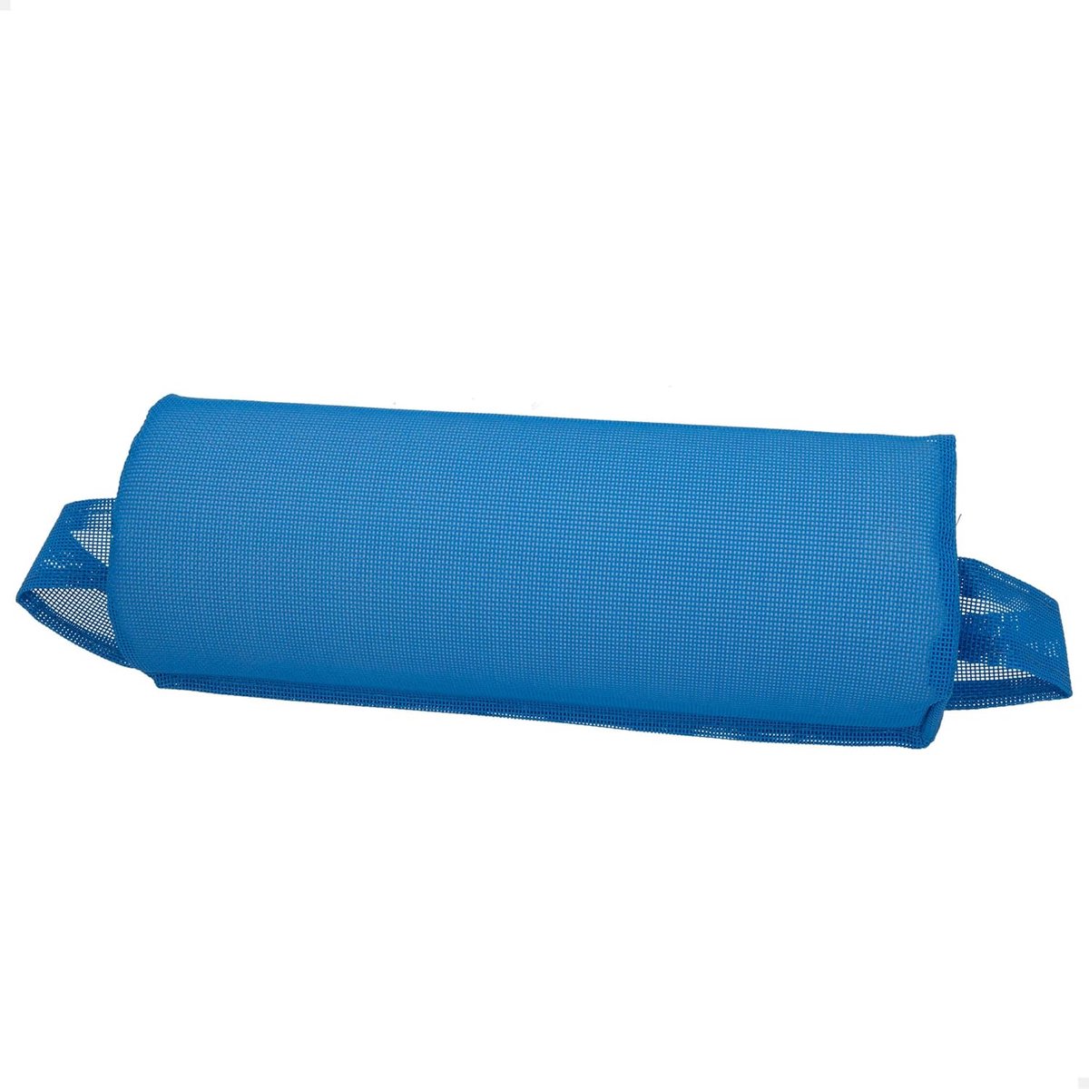 SnelShoppen - Afneembaar Strandstoelkussen Blauw - Draagbaar Hoofdsteunkussen - Comfortabel 35 x 14 x 5 cm - Hoogwaardig Ademend Materiaal - Perfect v