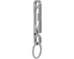 SnelShoppen - KeyUnity KM07 Titanium Sleutelhanger Pocket Clip met Hex Bit Driver, 2-in-1 Sleutelhanger Houder voor Riem, Draagbare Gesp voor Mannen &