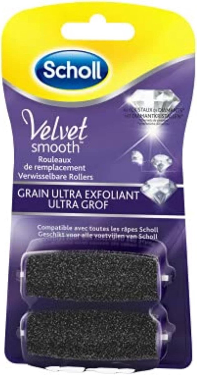 SnelShoppen - Voetvijl Navulling - 2 Stuks - Ultra Harde Huid - Exfoliërende Diamantkristallen - Voor Zachte Voeten - Ideaal voor Thuisgebruik