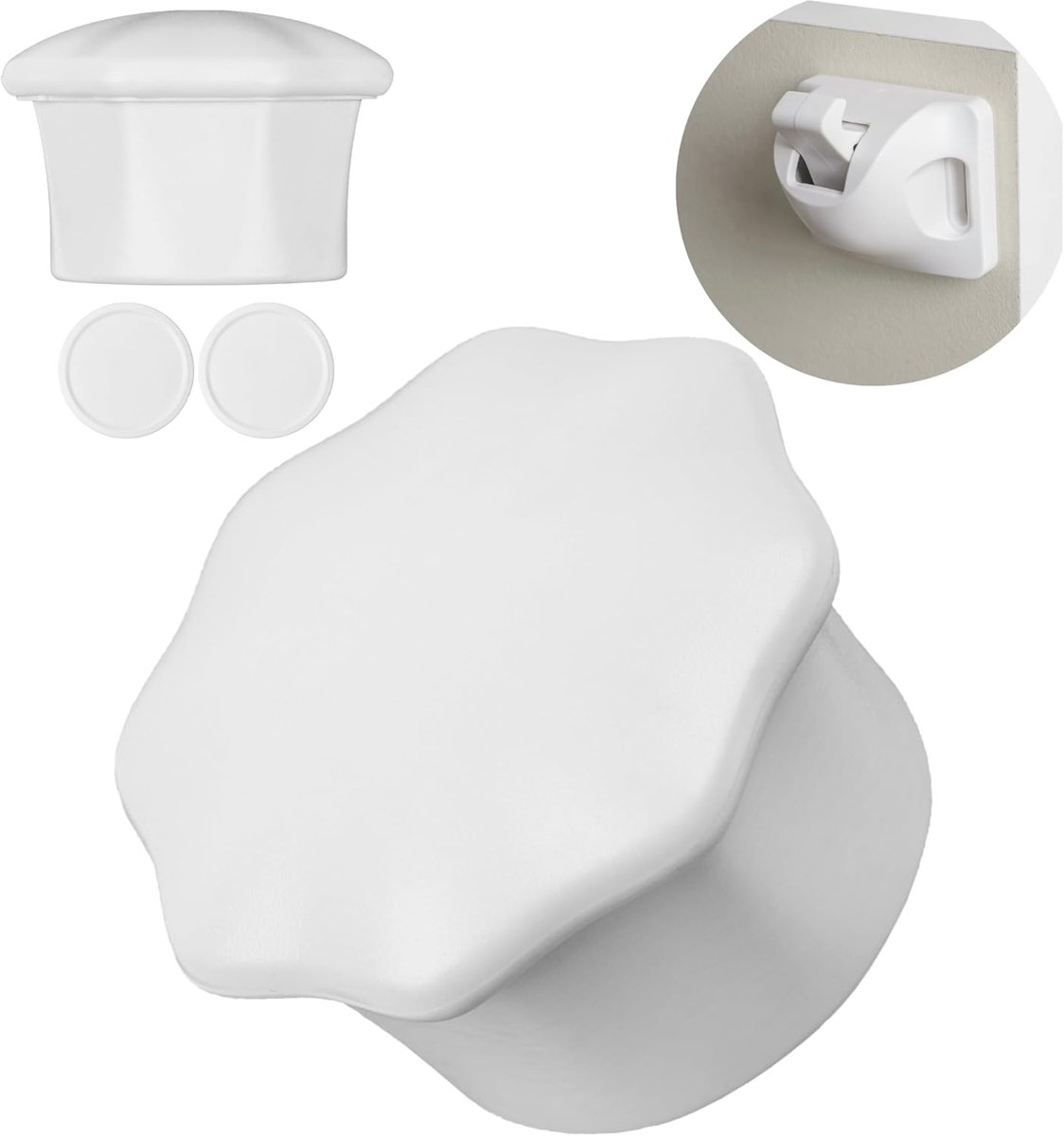 Thijox - Vervangende Magneetsleutel voor Kinderbeveiliging, 2 Stuks, Wit, Magneetslot voor Kast- en Ladebeveiliging, Babybeveiliging, Reservesleutel,
