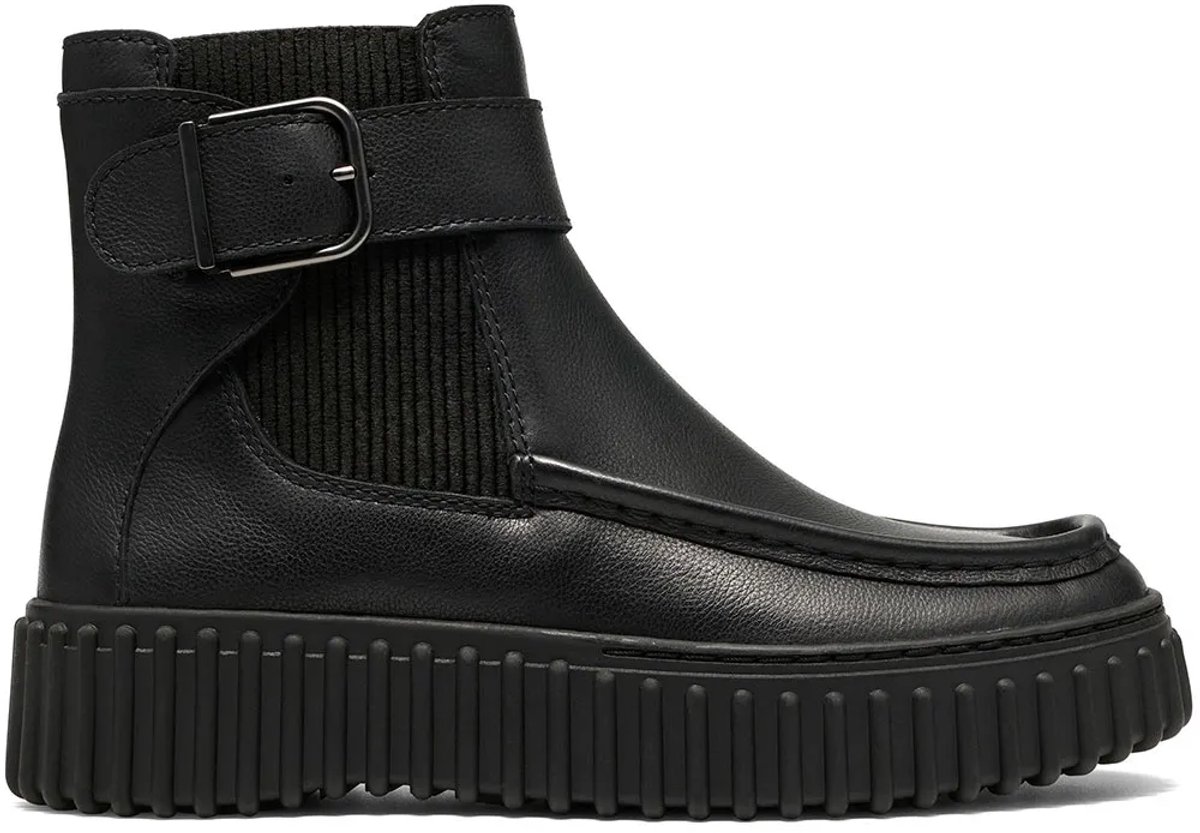 Clarks Shoes Torhill Buckle Booties Zwart EU 39 1/2 Vrouw