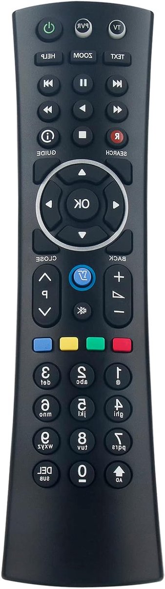 Afstandsbediening - Universele Bediening - TV Kijken - Directe Werking - 10 Meter - Zwart