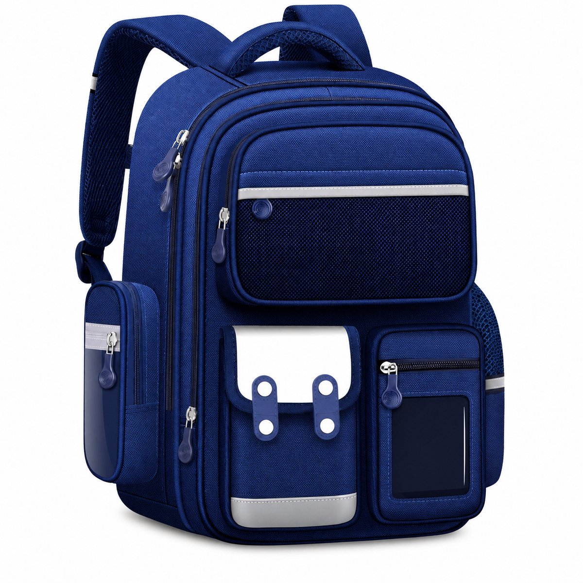 Schooltas Jongens - Basisschool Rugzak - Ergonomische Boekentas met Reflectie - 30 x 20 x 42 cm