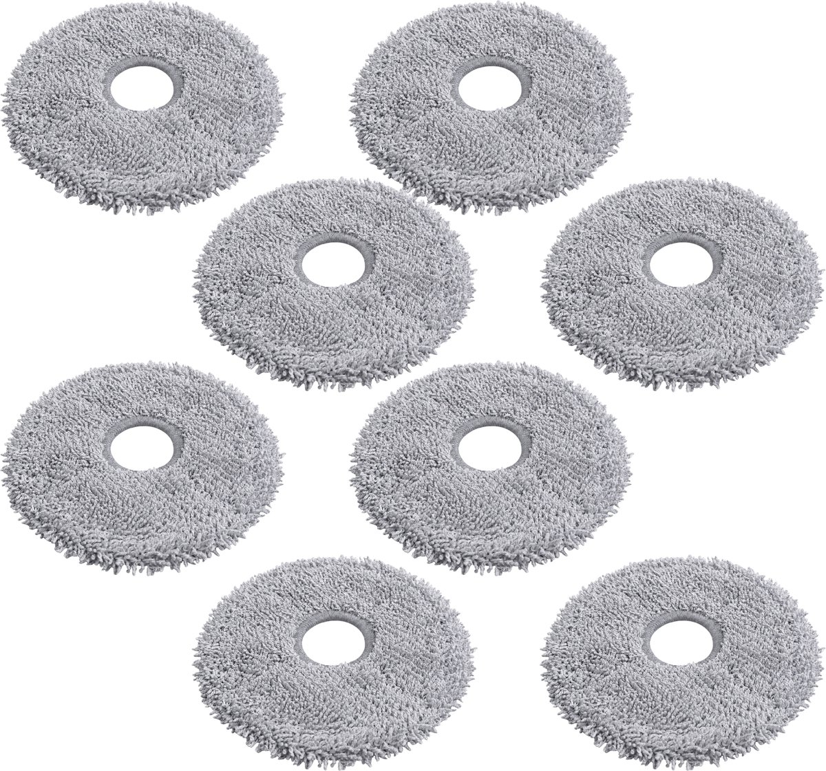 Somstyle Dweilpads Geschikt voor Dreame L10s Ultra, L10 Ultra, L10s Pro & Xiaomi X10+ - Mop Pads - Stofzuiger Accessoires - Grijs