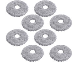 Somstyle Dweilpads Geschikt voor Dreame L10s Ultra, L10 Ultra, L10s Pro & Xiaomi X10+ - Mop Pads - Stofzuiger Accessoires - Grijs