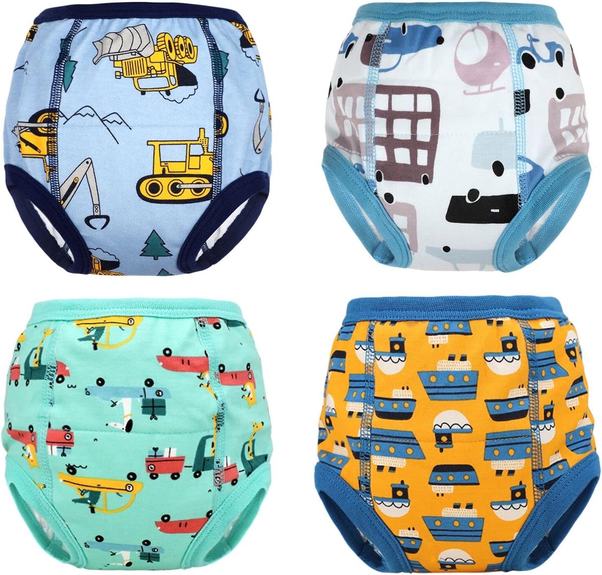 SnelShoppen - Potty Training Ondergoed voor Kinderen, Comfortabele en Ademend, 6-Laagse Structuur, Geschikt voor Jongens en Meisjes, Maat 120/5T