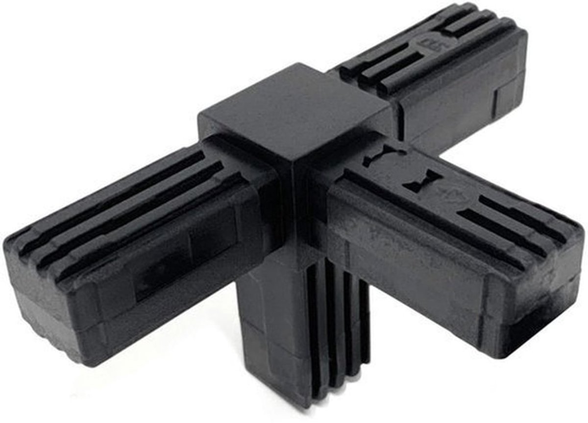 5 x Connector T-Stuk - Voor Vierkante Buizen 20 x 20 mm - 90Â° Hoek