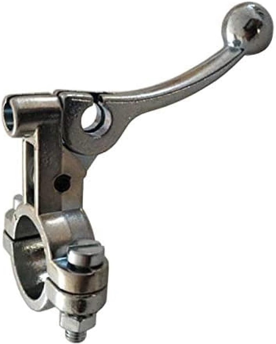 SnelShoppen - Universele Chrome Decompressor Leverd voor Moped, Scooter, Motorfiets, Mobylet, Cyclomotor - Hoogwaardige Metaal, Ideaal voor Gasbedieni