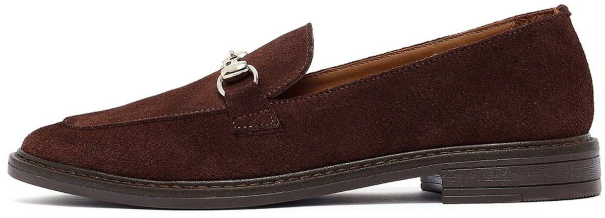 DERIMOD Masculine Loafers Suede Leather Masculine Loafers