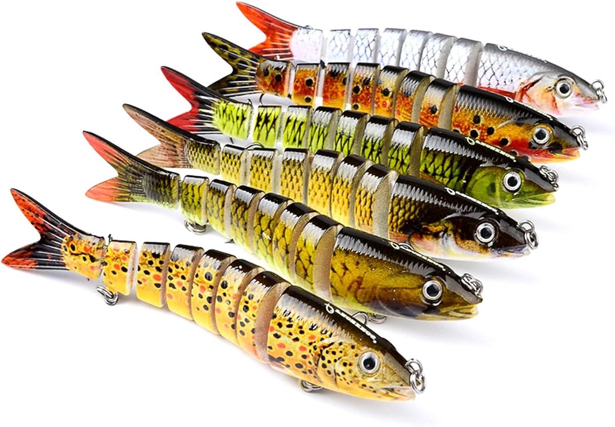 SnelShoppen - Joyeee Vissen Kunstaas Kikkers Whopper Plopper Snoekbaarzen Lokstoffen Spinner Aas voor Rivier en Zee - 2 Super Scherpe Haken - Duurzaam
