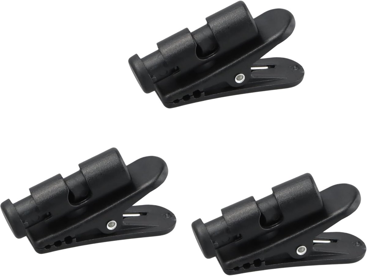 Thijox - 3 PCS Hoofdtelefoon Kabelclips, 360° Draaibare Snoerclip voor Hoofdtelefoon, Oortelefoon Kabelklem, Bevestiging voor 2-4mm Brede Kabels, Idea