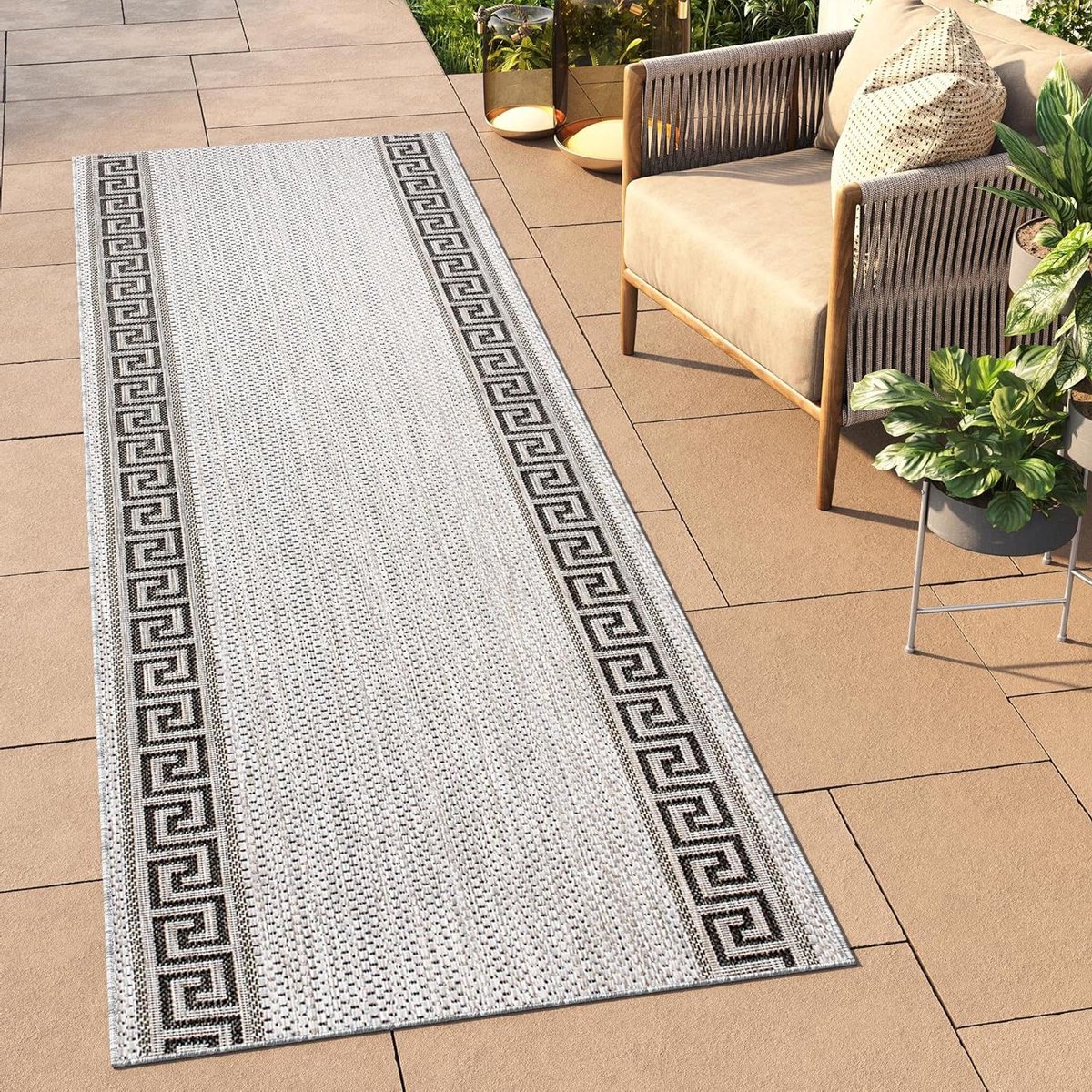 Gangkleed per meter - Loper entree - Binnen buiten - Laagpolig en sterk - 100 x 300 cm - Z
