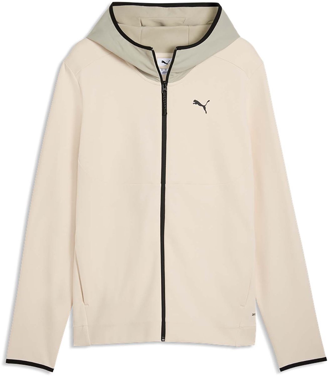 Puma Pumatech Full-Zip Hoodie Dk Sweatshirt Sportswear Volwassen Wit