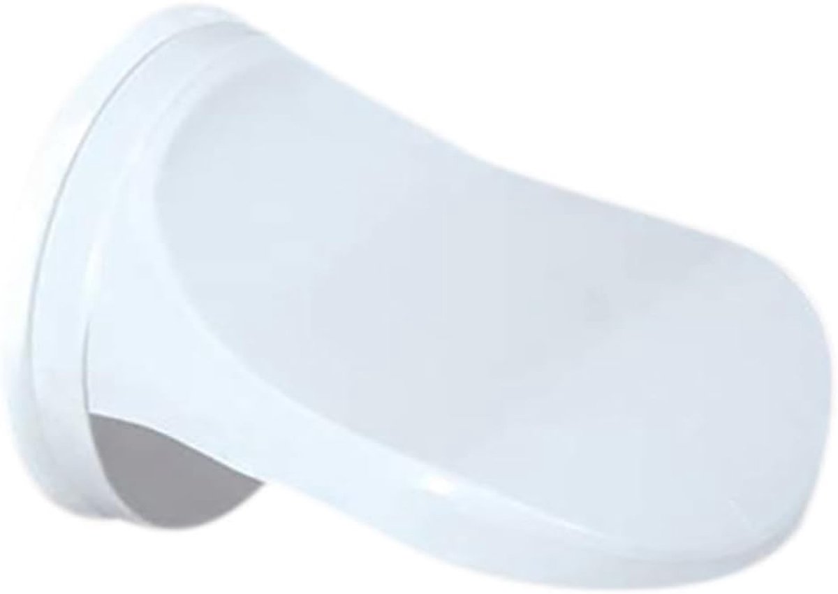 Douche Voetensteun - Schepen Voetenbankje - Persoonlijke Verzorging - Huidvriendelijk PVC - 15.5x11.5cm - Wit