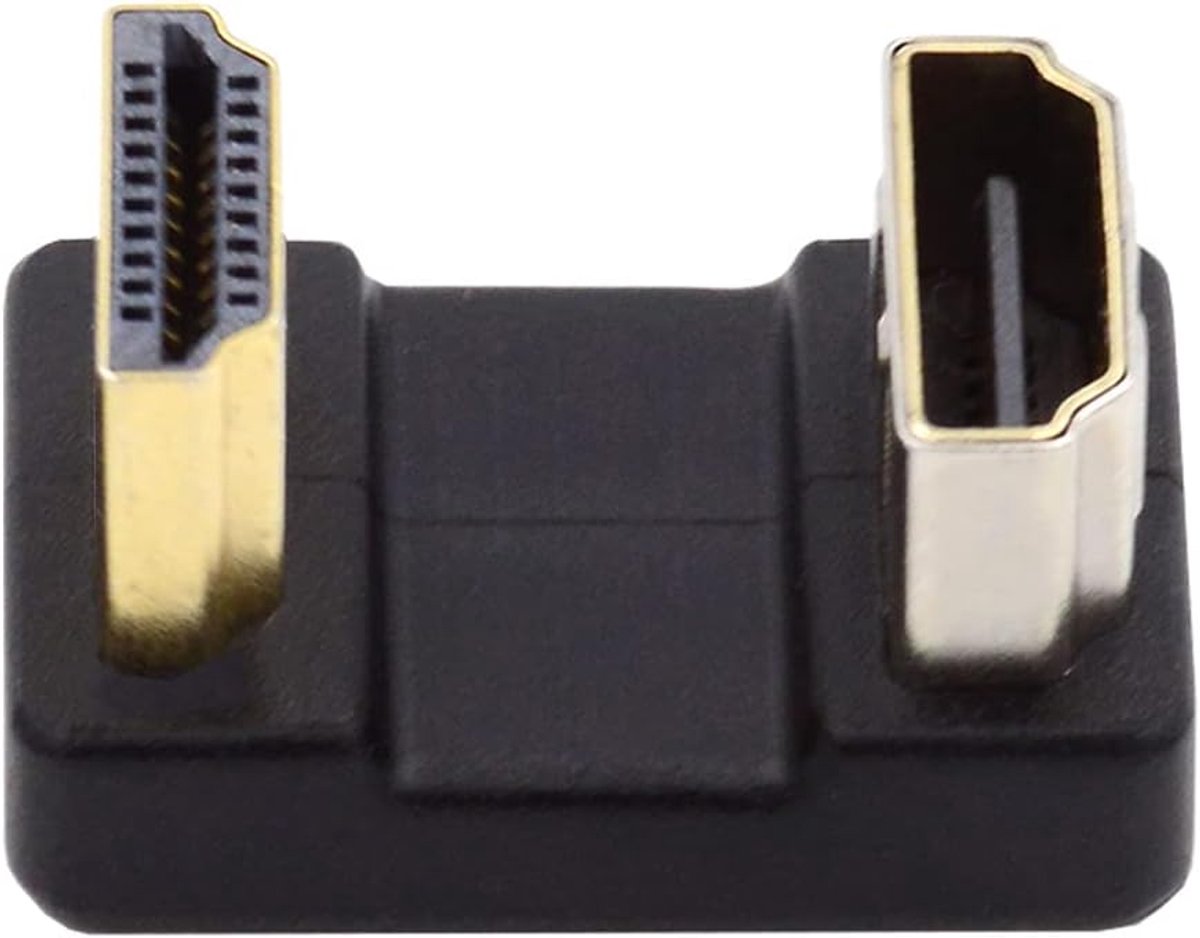 4K 360 graden naar beneden U-vormige kabel neerwaarts gehoekt type A HDMI 1.4 stekker naar HDMI vrouwelijk