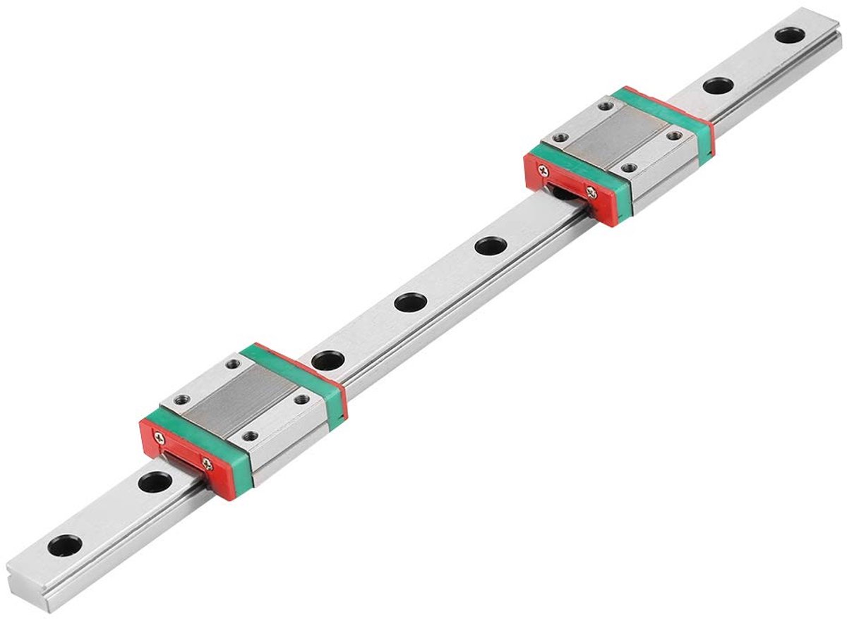 geleiderail, 1 st 250 mm MGN12 Miniatuur lineaire rail geleiderail 12 mm breedte + 2 stuks MGN12B schuifblokken