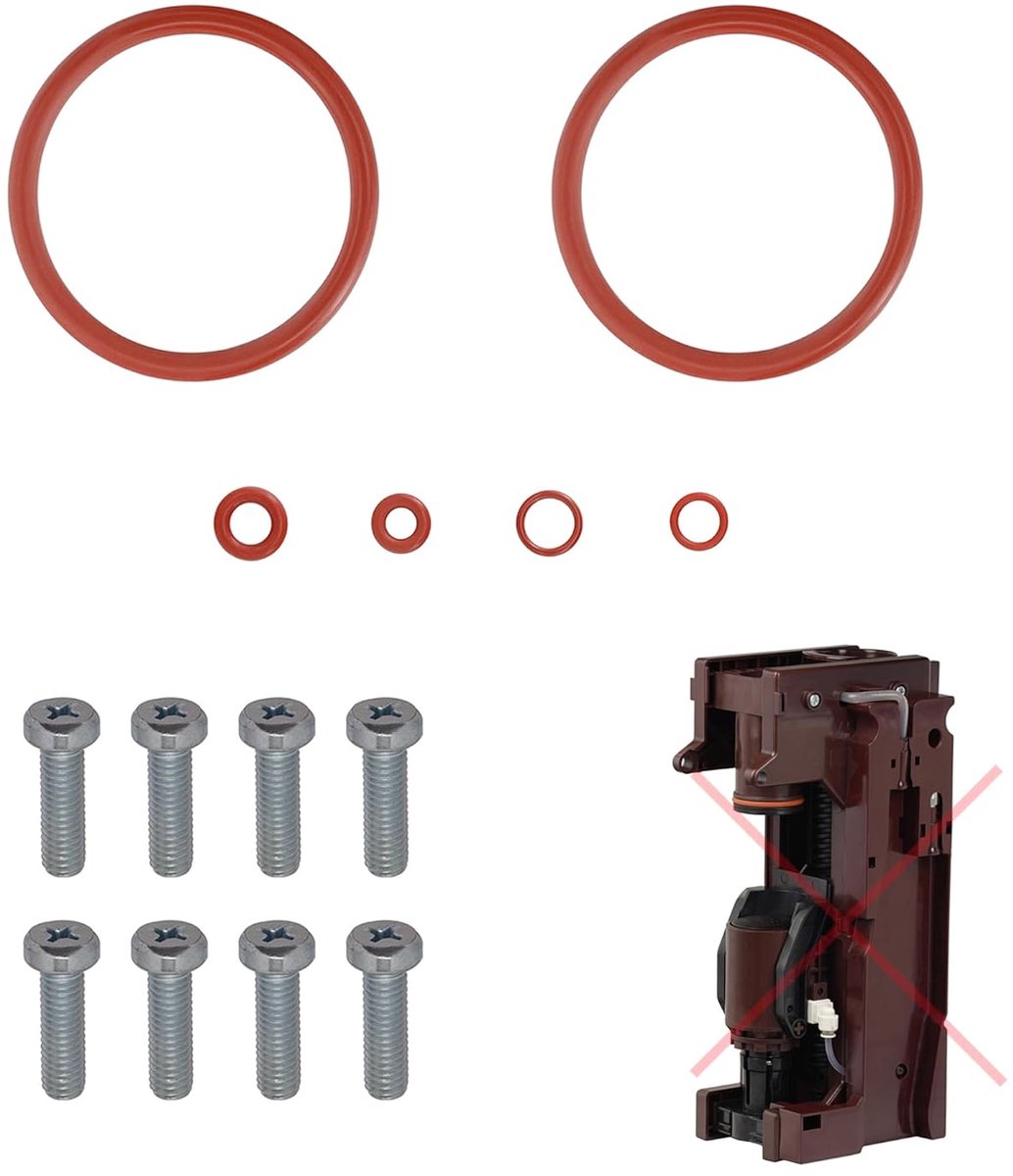 Onderhoudsset Koffiemachine - Afdichtingen Set - Koffiezetapparaat Reparatie - Voedselveilig EPDM - 14 Stuks - Zwart