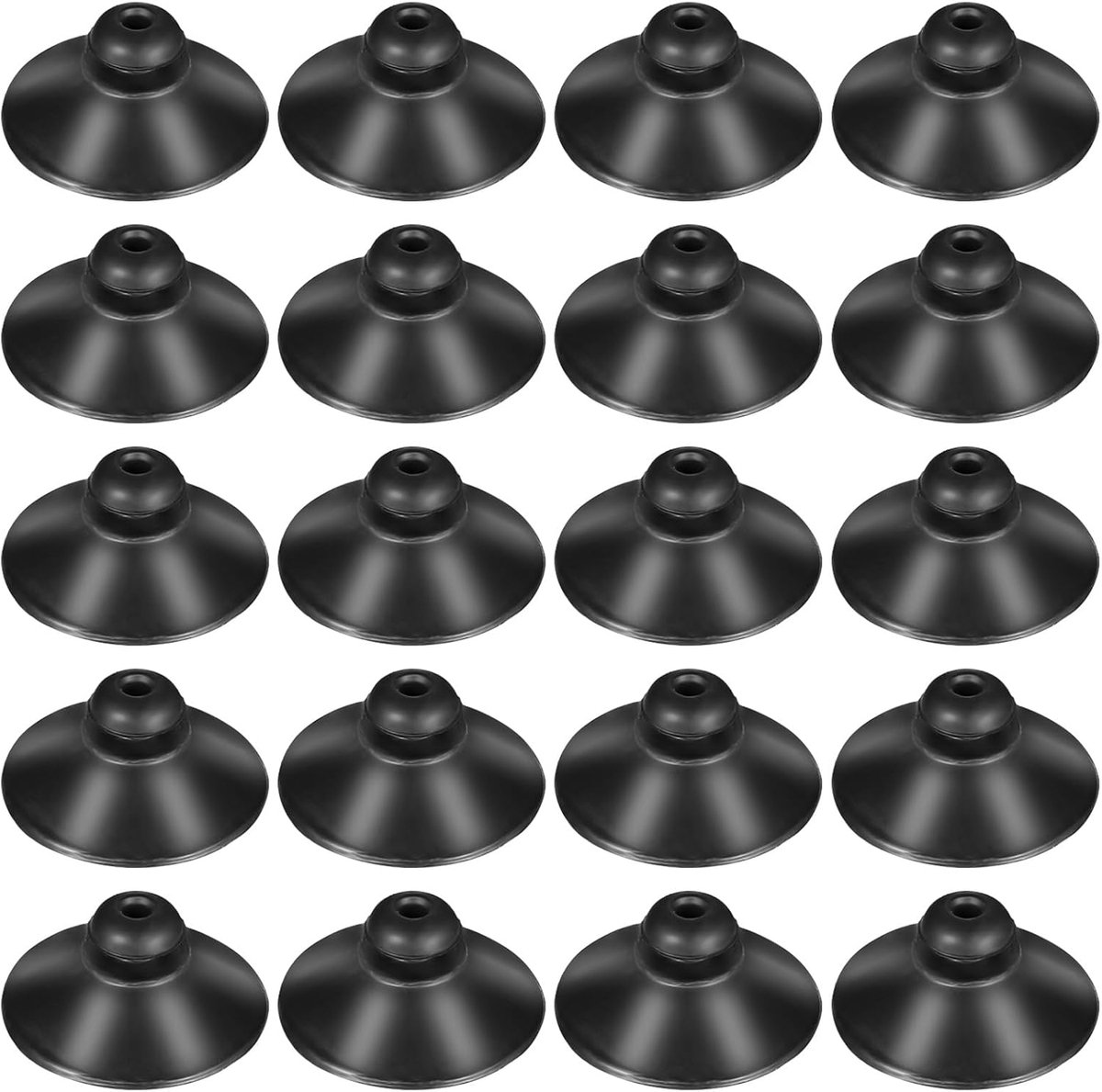 20 stuks universele zuignap aquarium zuignap voor aquarium zwart rubber 28mm zuignap clip voor zuignappen verwarming verlichting buizen pomp, zwart
