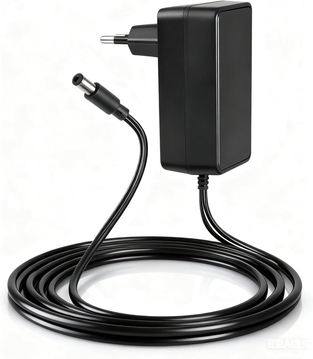 12V 2A Netzteil, Universal-AC/DC-Ladegerät 100–240V, 5,5 x 2,1 mm Stecker, Pluspol innen, 1,5 m Kabel, Energieeffizienzklasse VI, Maximale Sicherheit