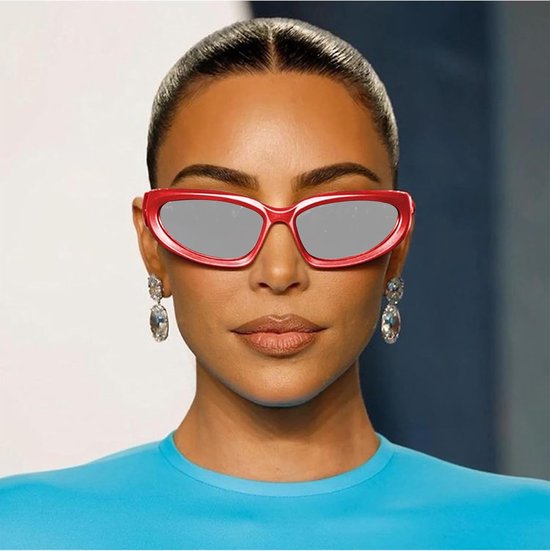 3 stuks Techno, Futuristische zonnebril voor dames en heren, Y2K wikkelbril Techno, modieuze zonnebril, rave-bril, zonnebril voor heren, UV400-bescherming — afbeelding 4