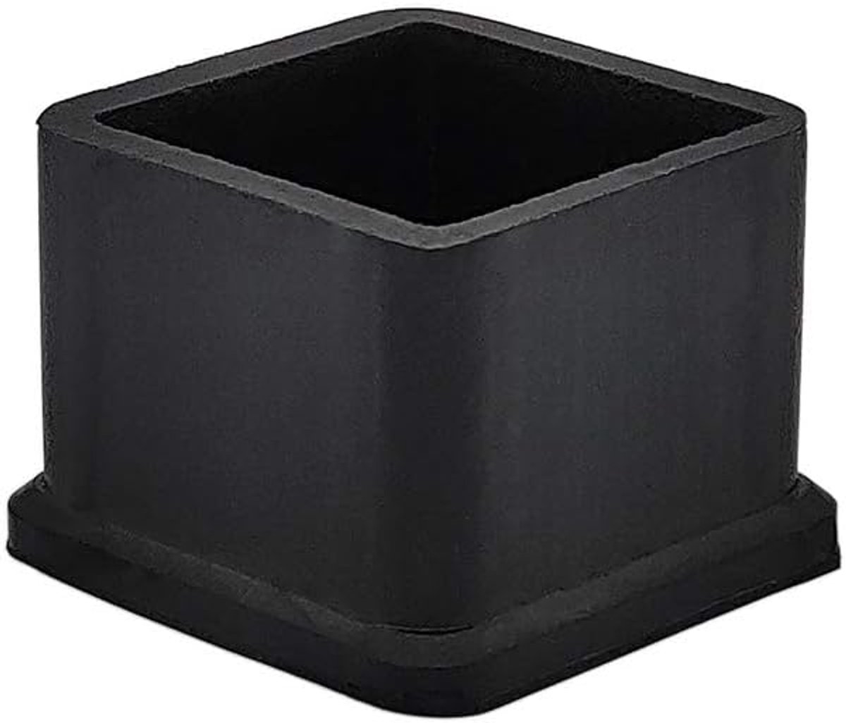 vierkante antislip rubberen tips stoel been hoezen meubelhoes 25 x 25 mm (1 inch x 1 inch) zwart, 10 stuks
